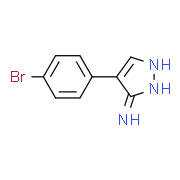 4-(4-bromophenyl)-1H-pyrazol-3-amine 40545-64-0